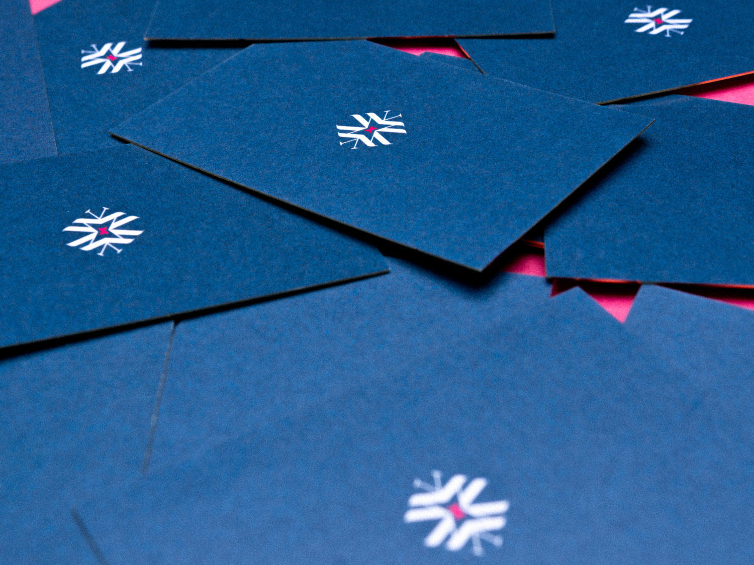 Referenz Visitenkarten mit Offset Druck