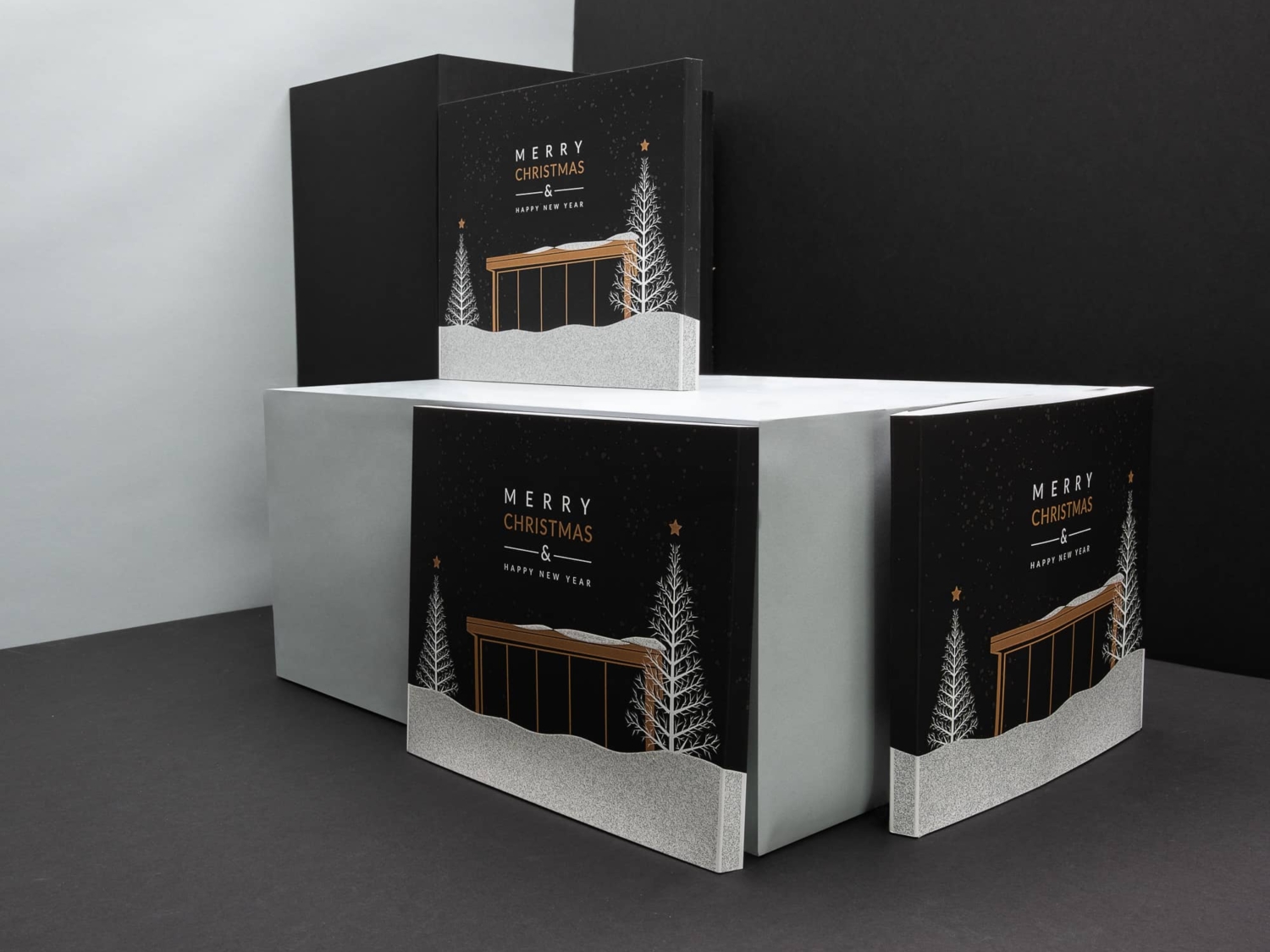 Referenz Banderole Digitaldruck Softtouch Kaschierung